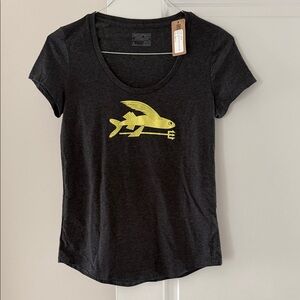 Patagonia Dark Gray Htr Flying Fish Graphic Tee
